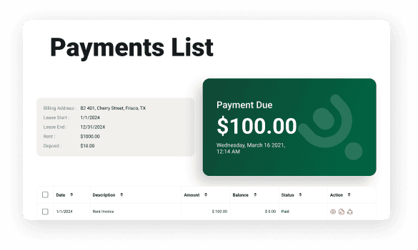 Online Rent Payments