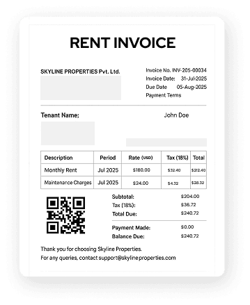 Professional Looking Personalized Invoices