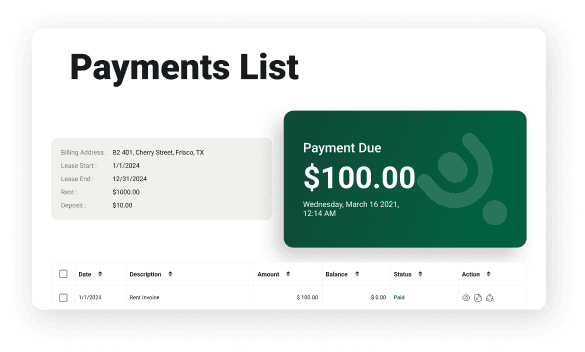 Simplified, Efficient Rent Collection